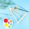 9 inch Easel for Painting, 6 Pack Wooden Easel Stand for Sign, Tabletop Easels for Painting Canvases, Small Art Easel Canvas Stand Photo Display Tripod Holder for Kids Adults